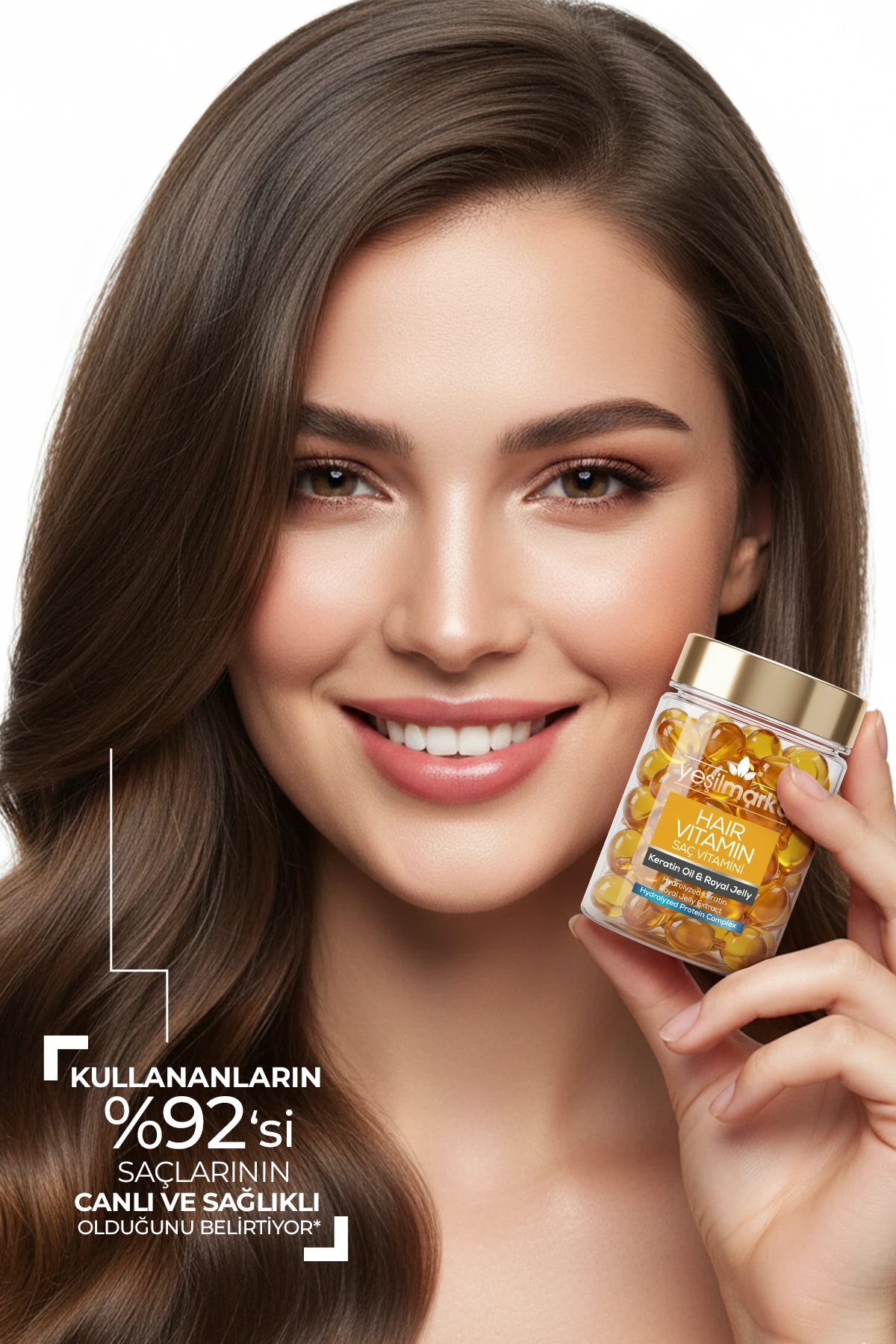 Saç Vitamini - Keratin Oil & Royal Jelly - Kır, Uygula & Parla!