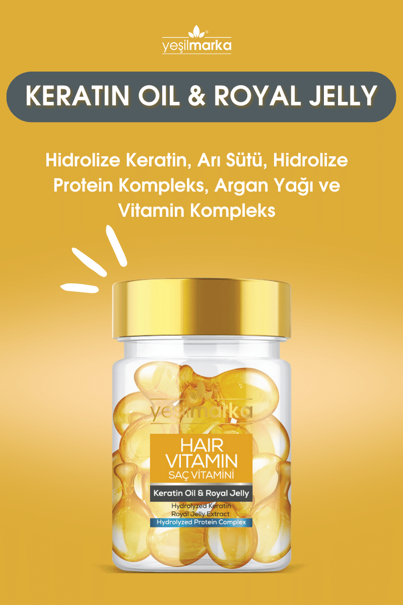 Saç Vitamini - Keratin Oil & Royal Jelly