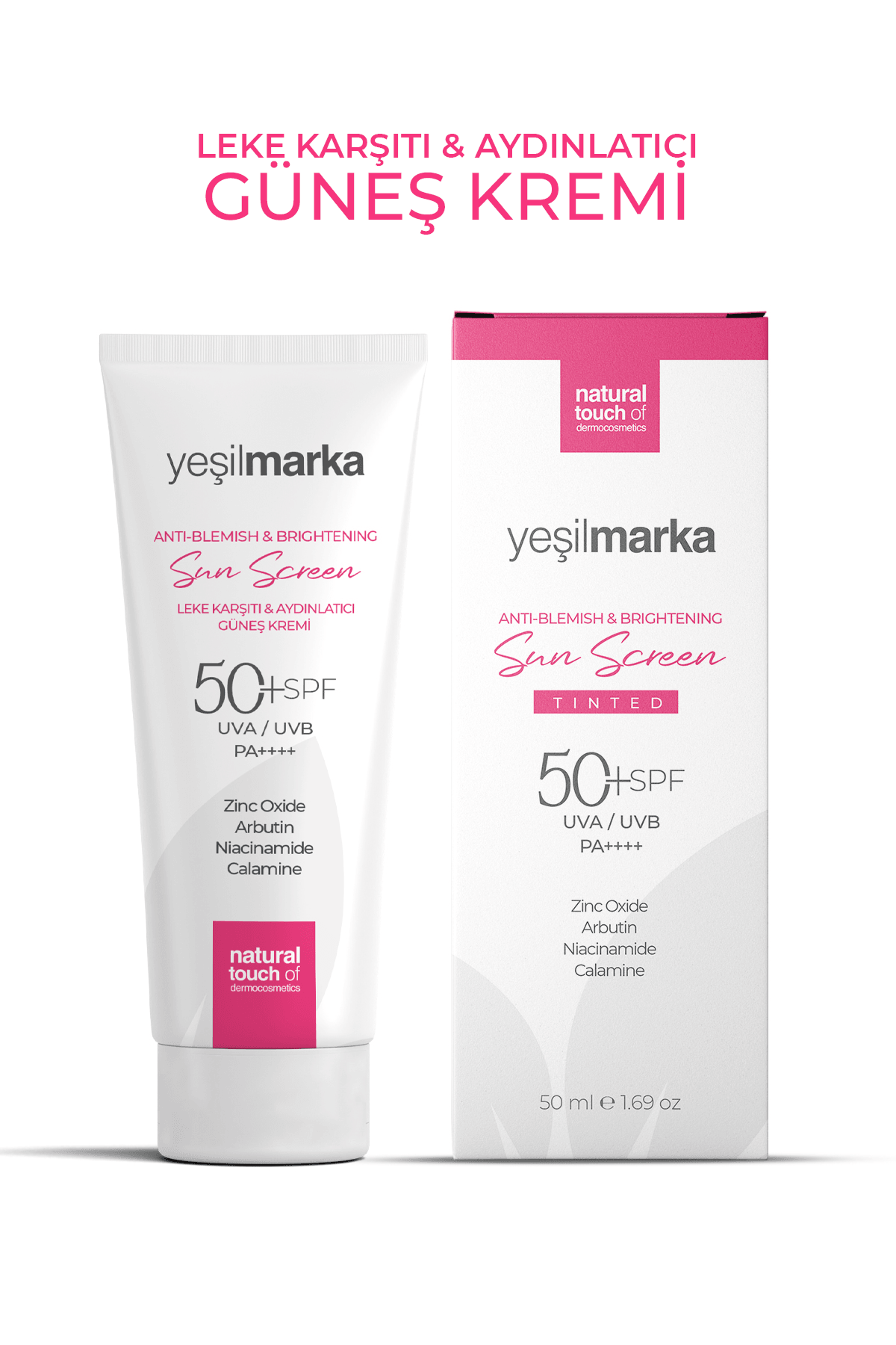 Leke Karşıtı & Aydınlatıcı Güneş Kremi 50 Faktör (SPF)