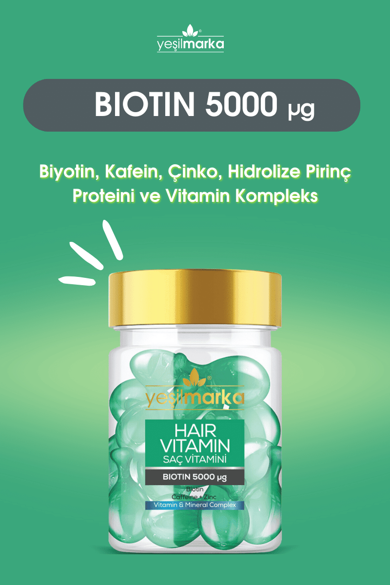 Saç Vitamini - Biotin & Kafein