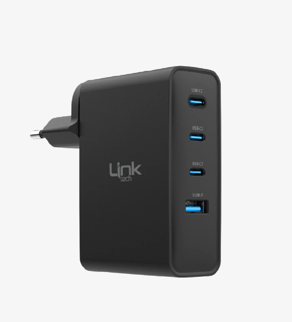 [LNG-G861] G861 Premium 4'lü Çıkış 100W Süper SI GaN Şarj Adaptörü