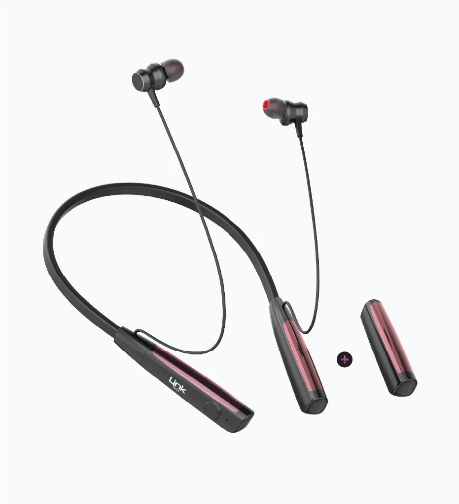 H999 Boyun Askılı 420mAh (Yedek Bataryalı) Bluetooth Kulaklık +90 Saat