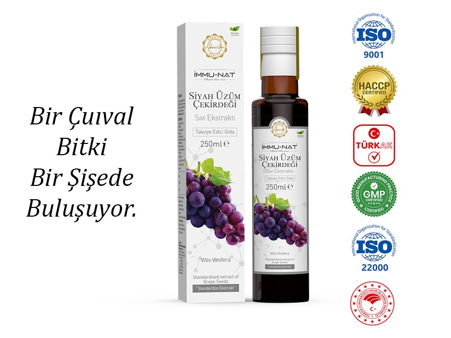 Siyah Üzüm Çekirdeği Ekstraktı 250 ML