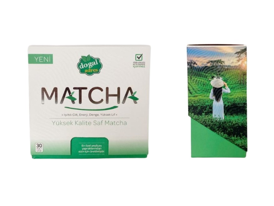 Doğal Adres Premium Matcha 30 Adet - (Yüksek Kalite Saf Matcha)