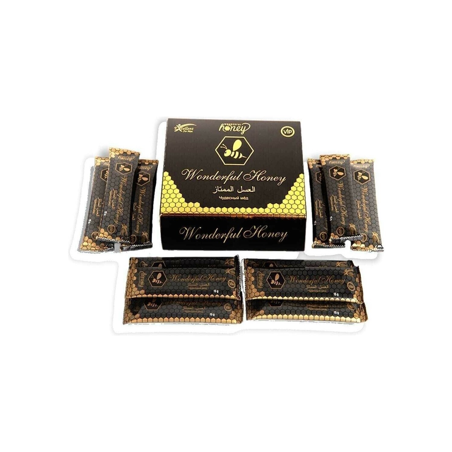 Wonderful Honey Ballı Bitkisel Karışımlı Macun 12 x 15 gr