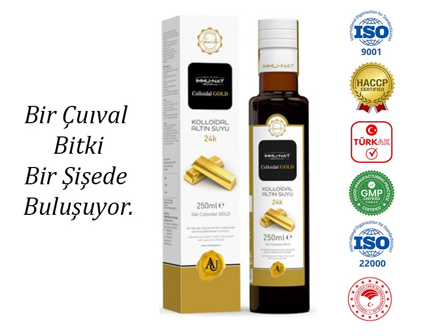 İmmunat Colloidal Gold 20 PPM 250 ML