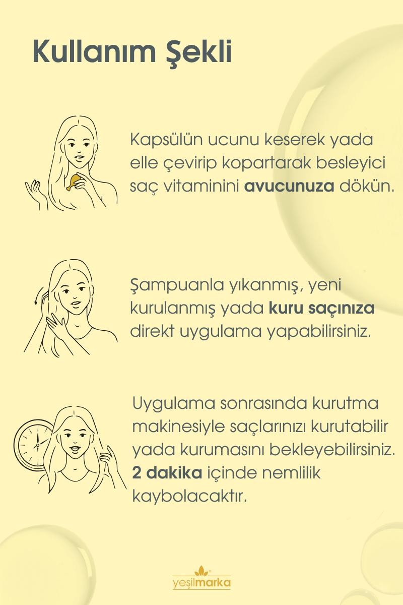 Yeşilmarka Saç Vitamini – Keratin Oil & Royal Jelly