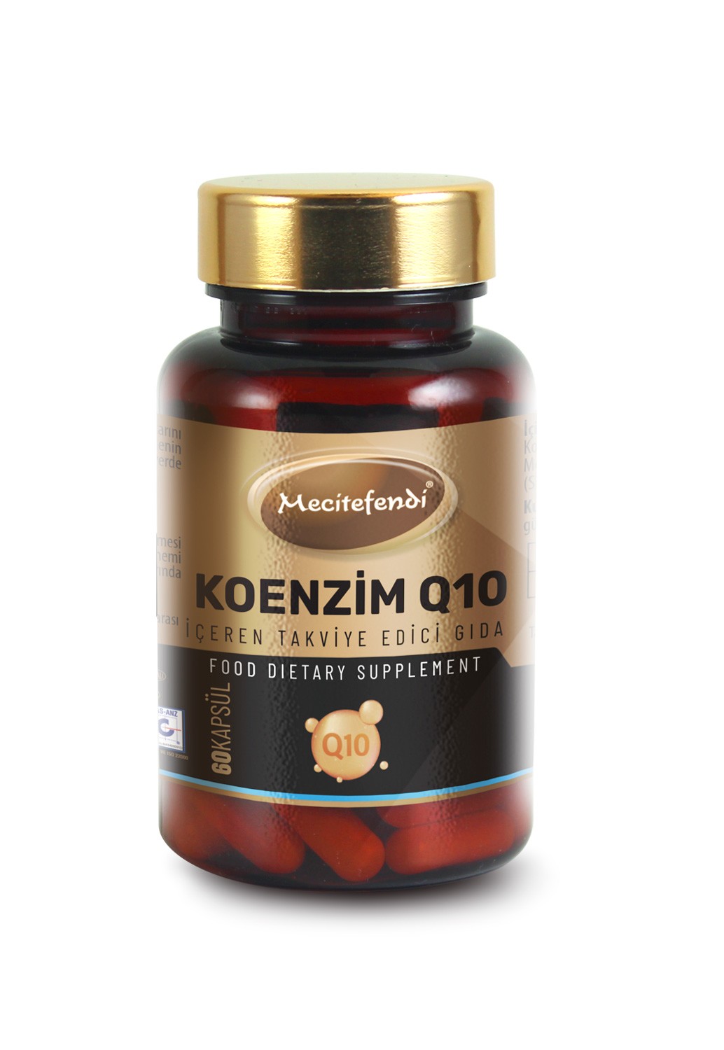 Mecitefendi Koenzim Q10 İçeren Takviye Edici Gıda (60 Kapsül 515mg)