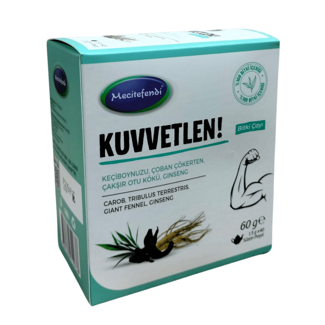 MECİTEFENDİ KUVVETLEN BİTKİ ÇAYI (SÜZEN POŞET 40'LI)