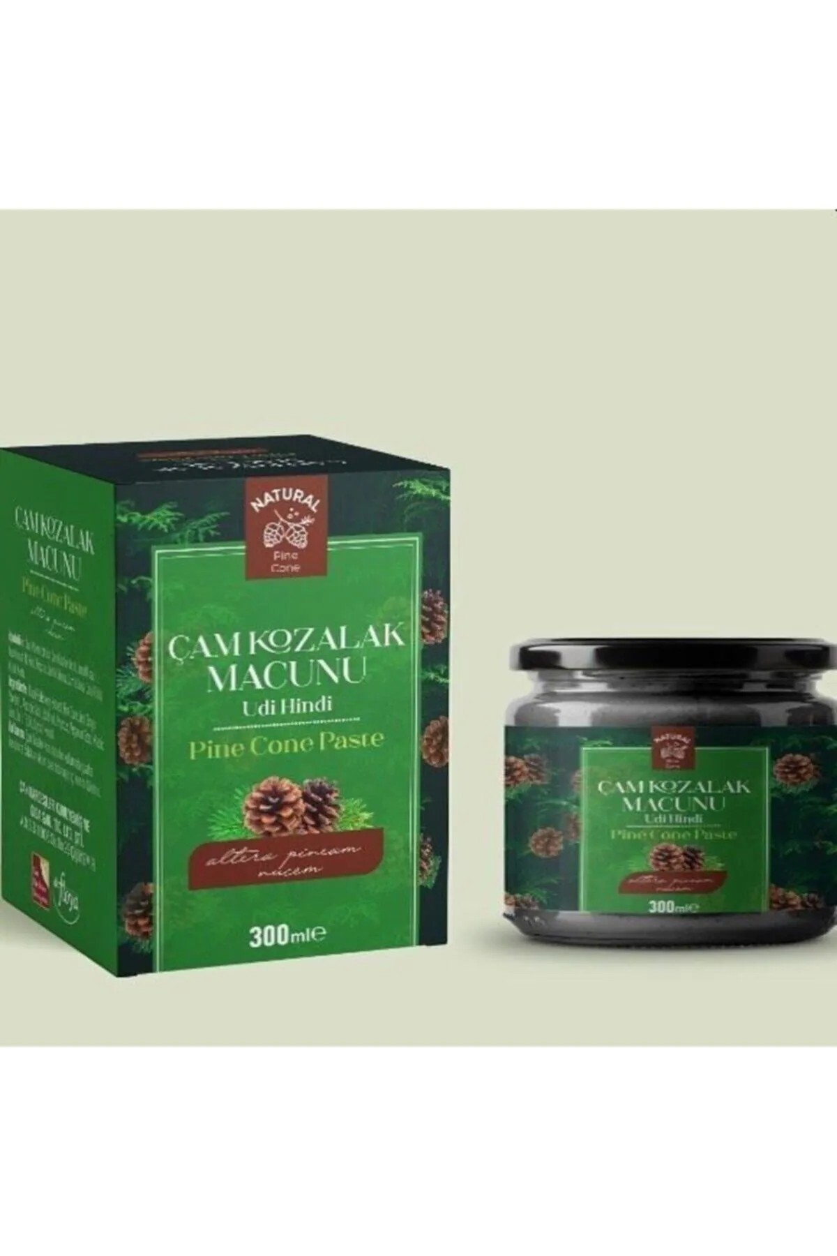 Dr. Floya Natural Çam Kozalak Macunu Kara Mürver Karışımlı 340 Ml