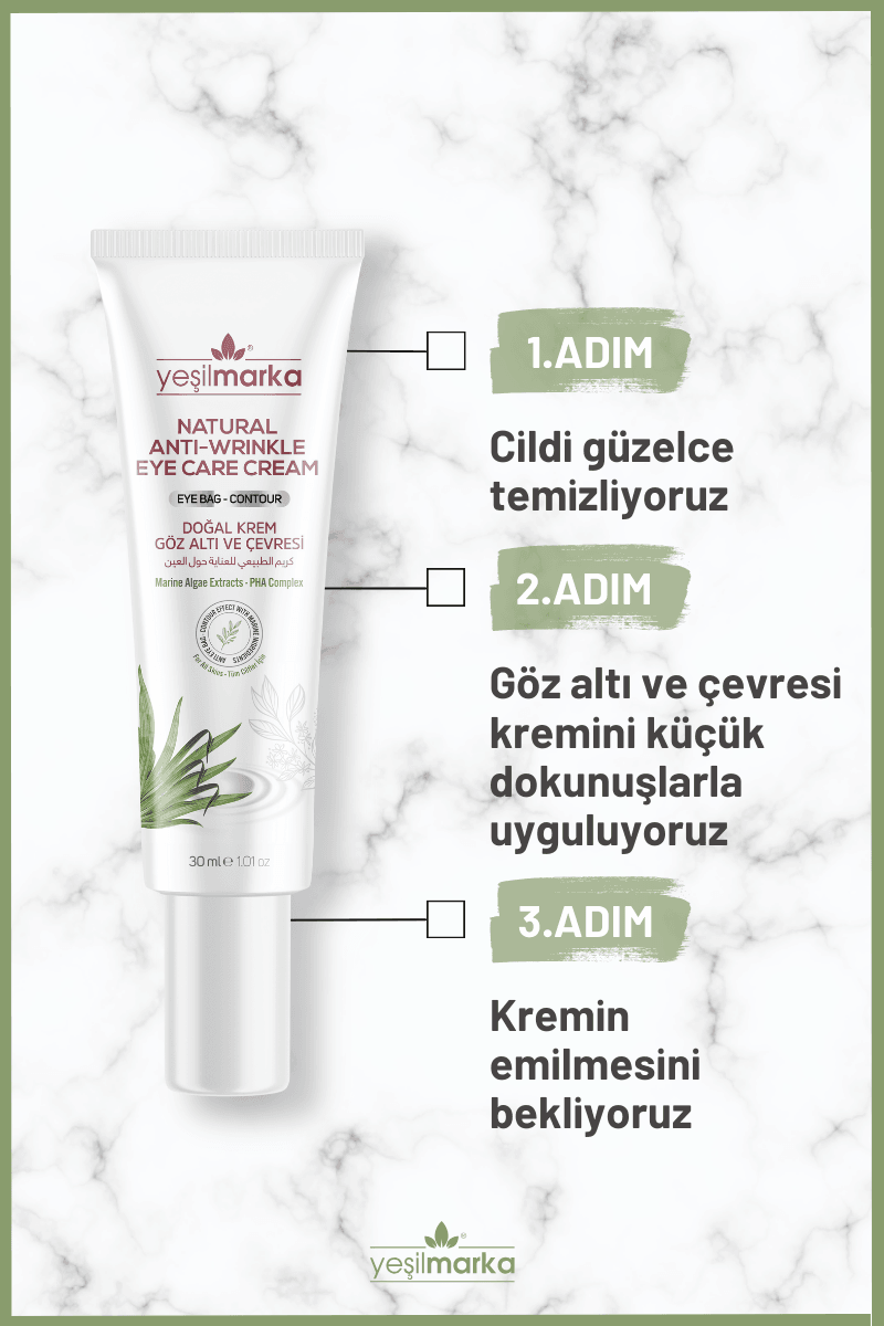 Yeşilmarka Doğal Göz Altı ve Çevresi Kremi 30 Ml