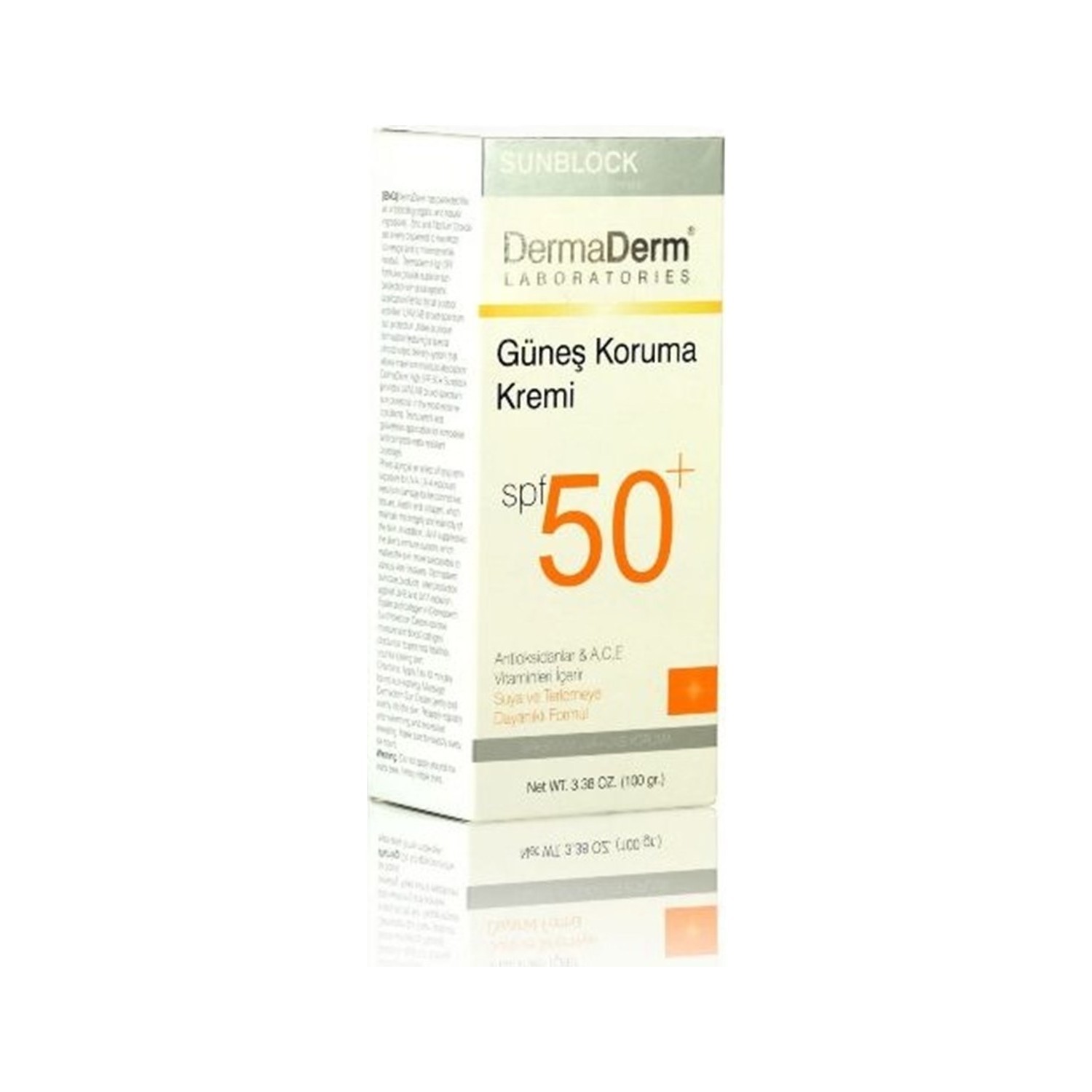 Dermaderm SPF 50+ Güneş Koruma Kremi 100 gr