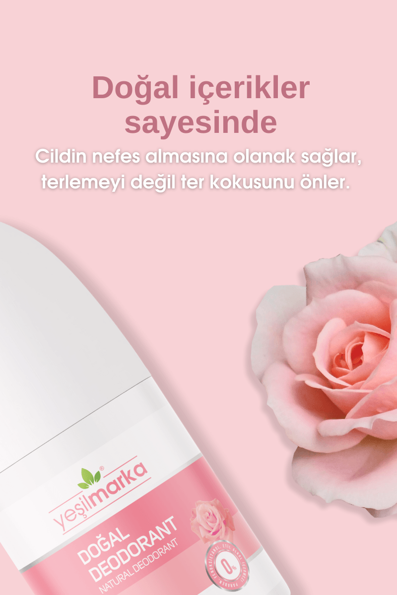 Yeşilmarka Doğal Deodorant – Gül