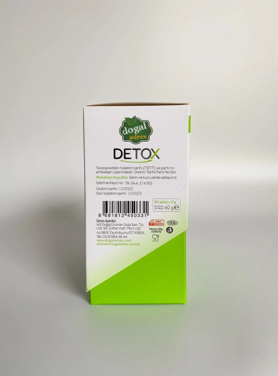 Doğal Adres Detox Bitkisel Karışım 30 Adet