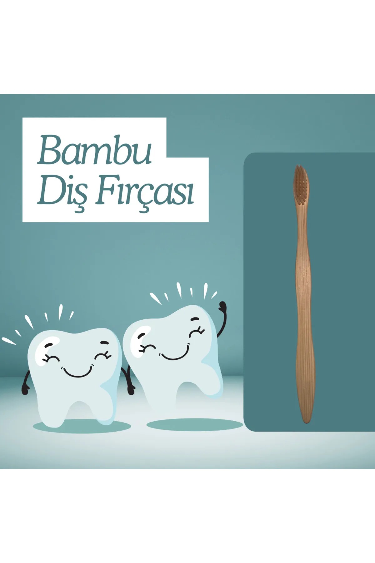 Doğal Bambu Diş Fırçası