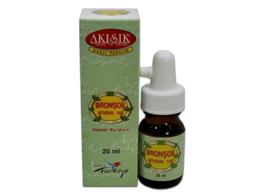 Akışık Bronşoil Bitkisel Yağ 20 ML