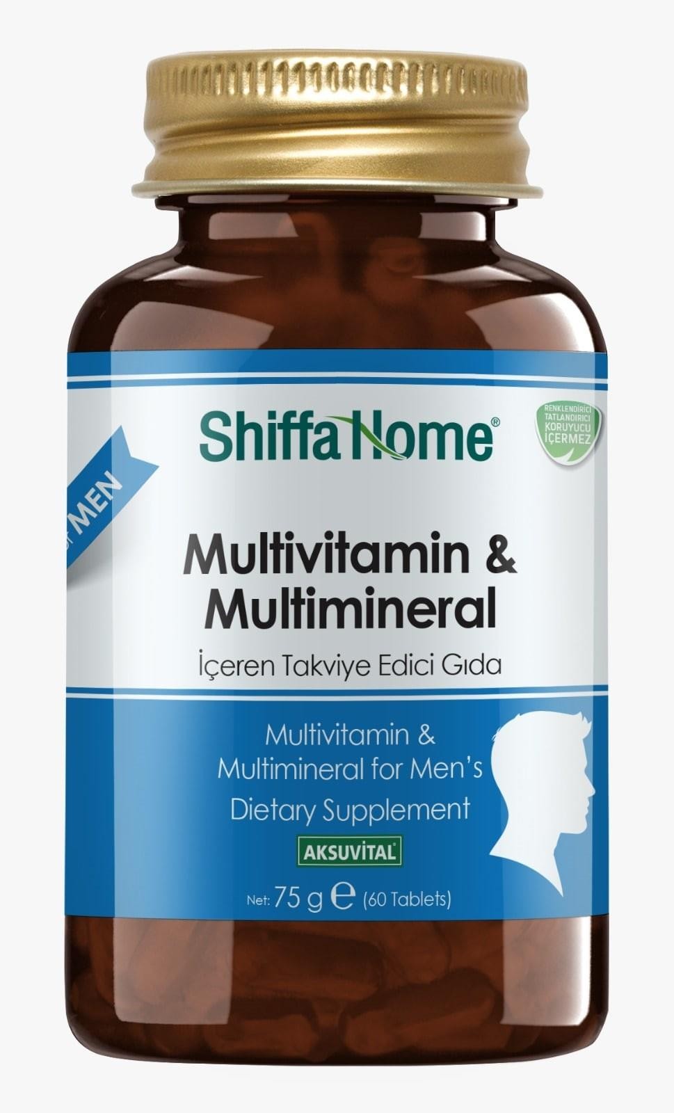 MULTİVİTAMİN & MULTİMİNERAL - ERKEK - 1260 mg x 60 TABLET