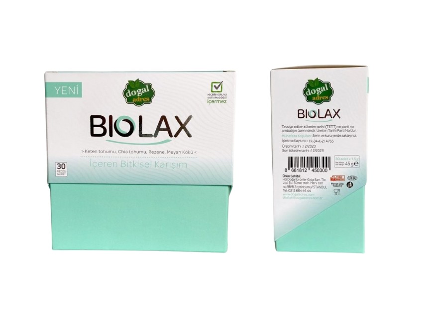 Doğal Adres Biolax Bitkisel Karışım 30 adet