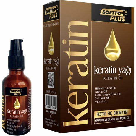 Softto Plus Keratin Yağı 50 ml