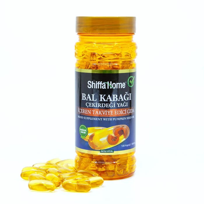 Shiffa Home Kabak Çekirdeği Yağı 100 Kapsül
