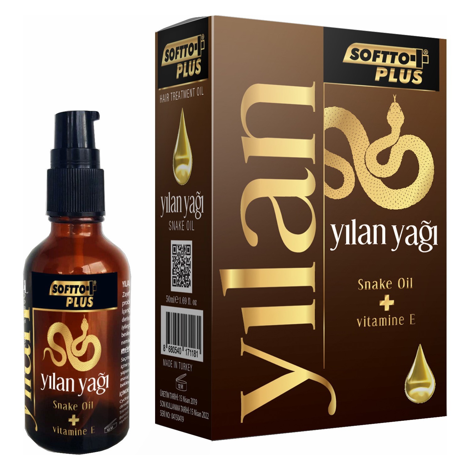 Softto Plus Yılan Yağı 50 ml