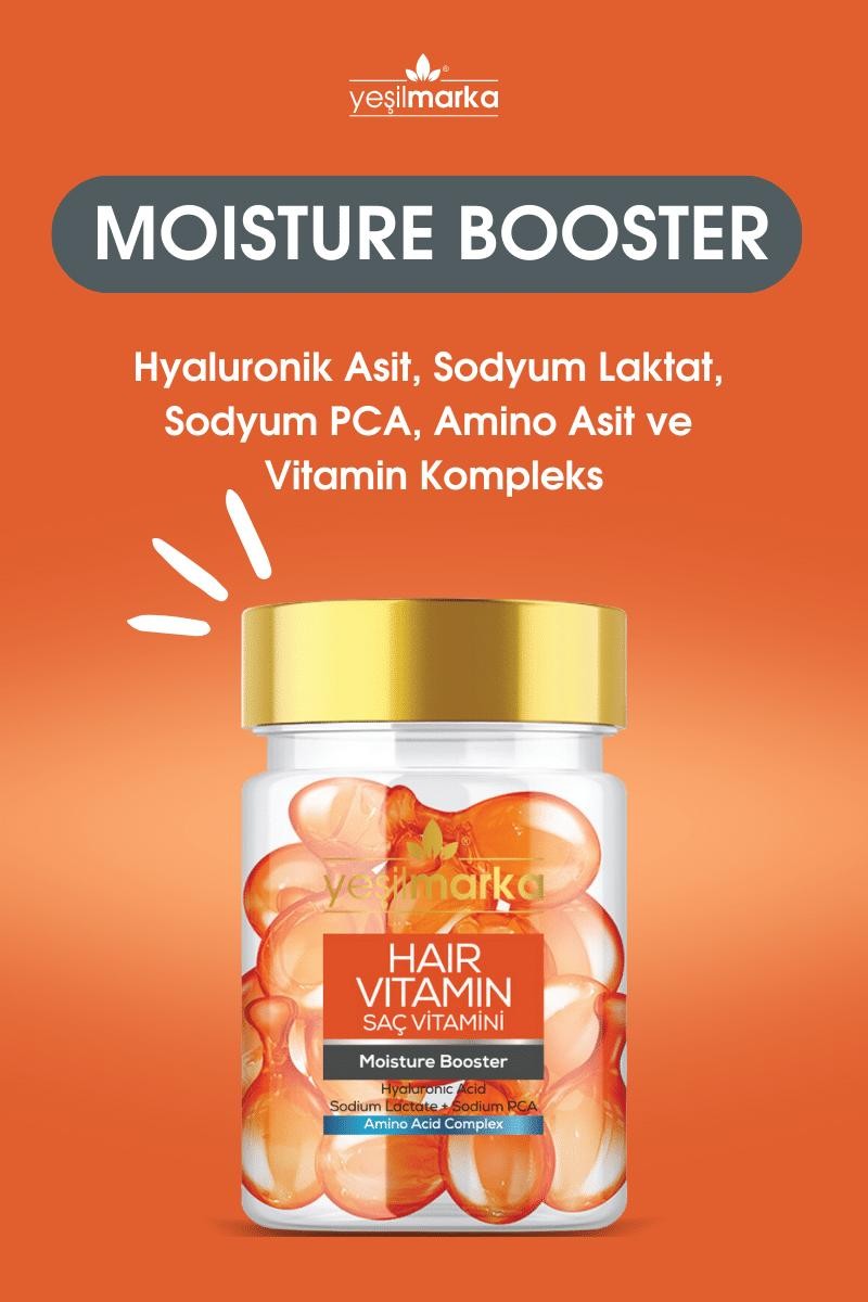 Yeşilmarka Saç Vitamini – Moisture Booster 30 Kapsül