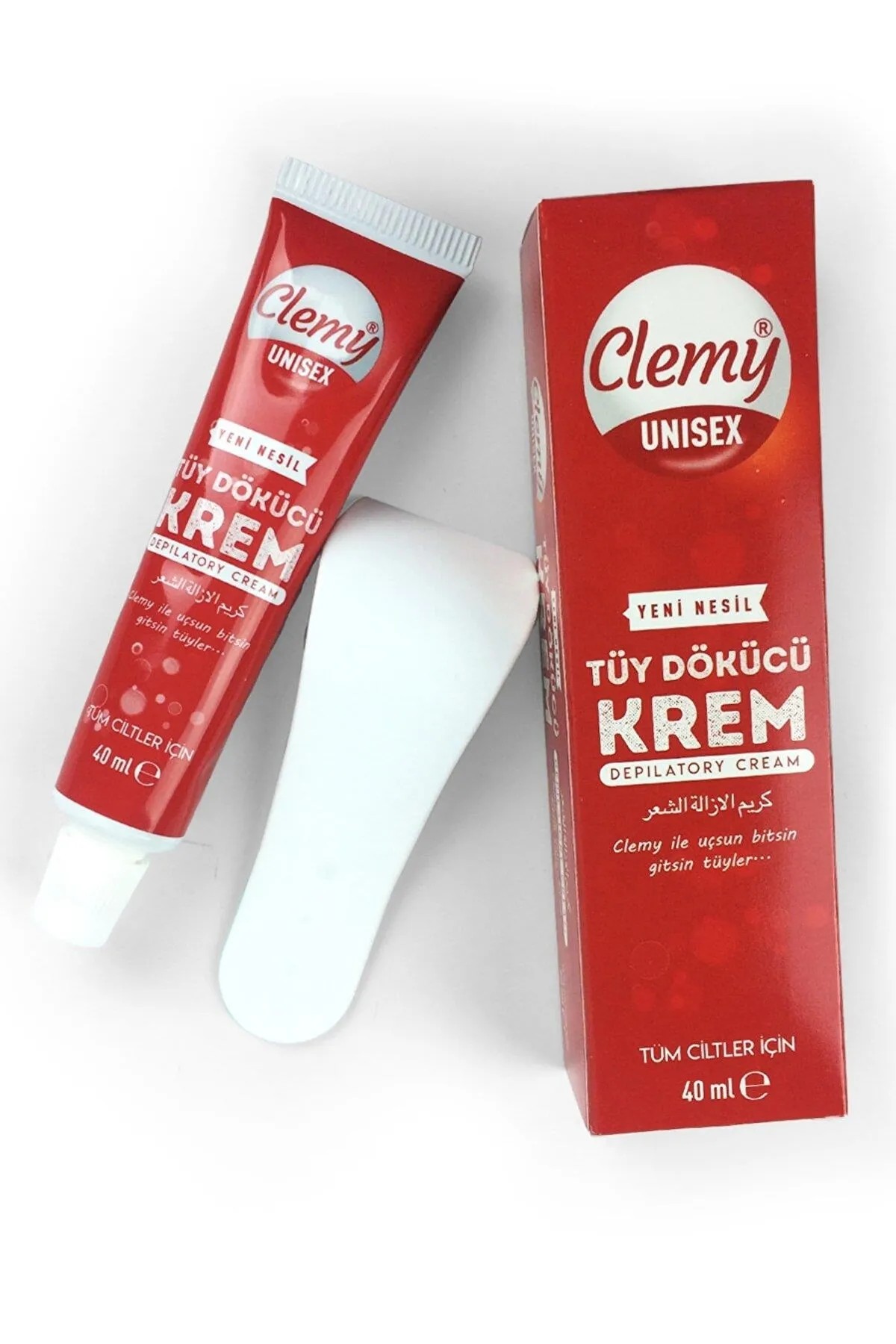 Clemy Unisex Tüy Dökücü Krem Tüm Cilt 40 ml