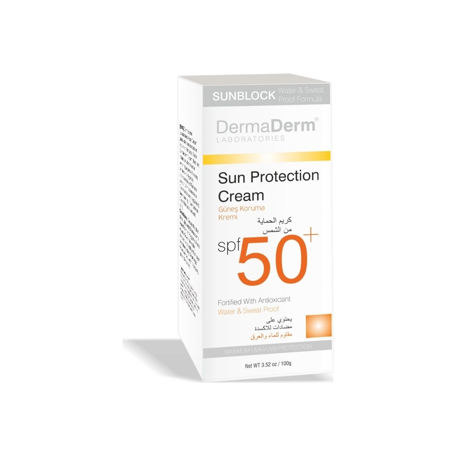 Dermaderm SPF 50+ Güneş Koruma Kremi 100 gr