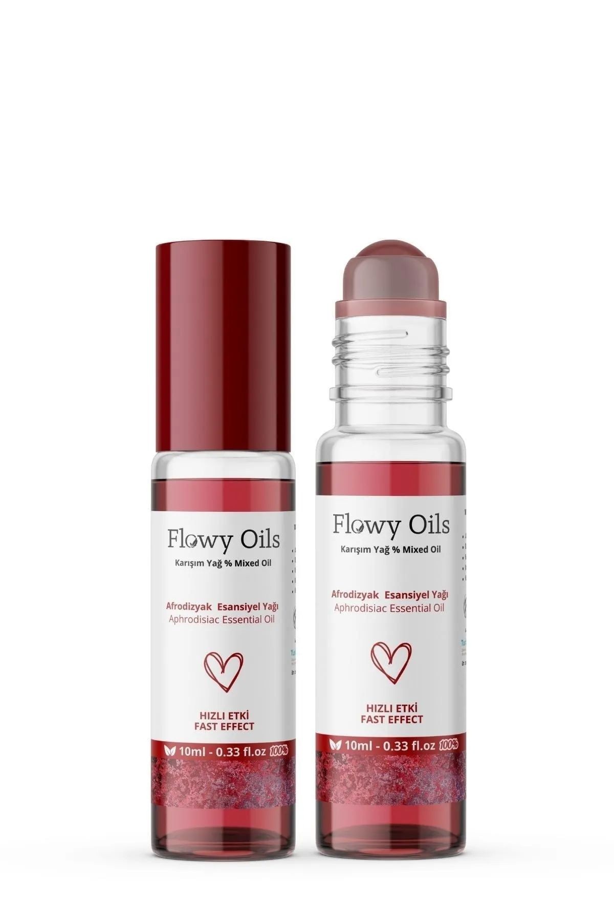 Flowy Oils Afrodizyak Özel Karışım Esansiyel Yağ Uçucu Yağ Karışımı Afrodizyak Etkili Koku, Esans Doğal 10ml