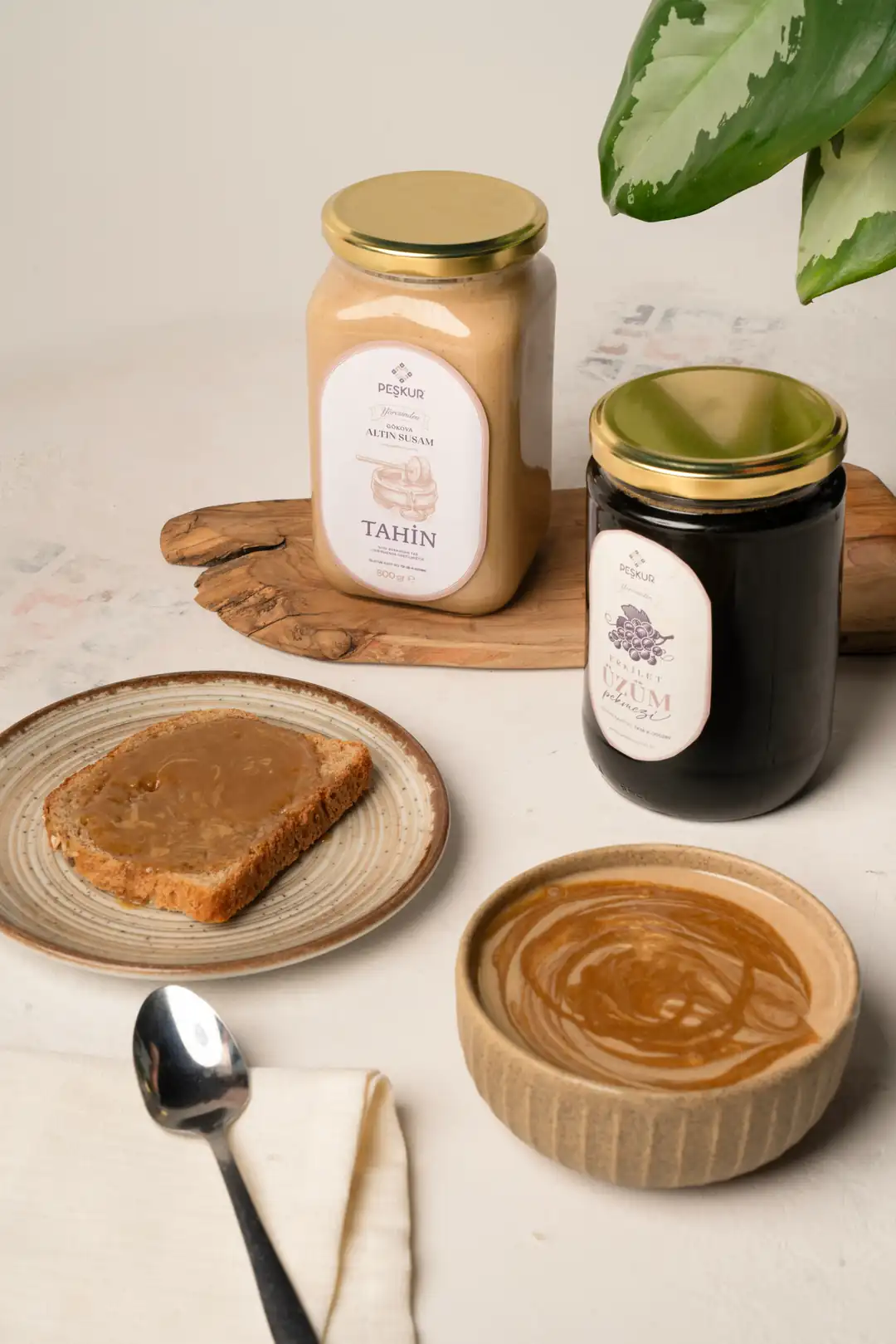 Peşkur Tahini 800g Üzüm Pekmezi 800g