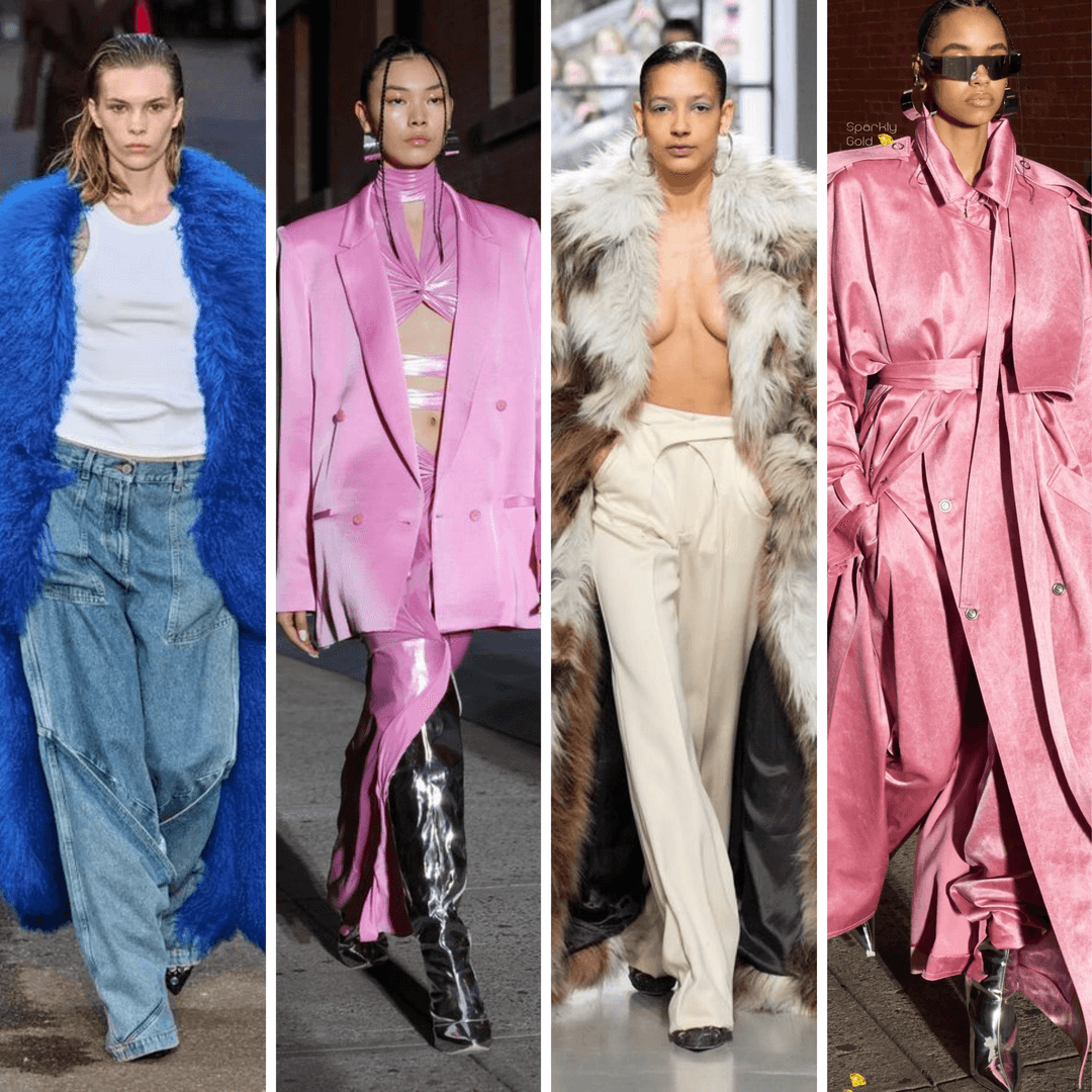 Soldan Sağa: The Attico Spring 2024 Ready to Wear/Lapointe SS24/Situationist 2324/La Pointe Spring 2024