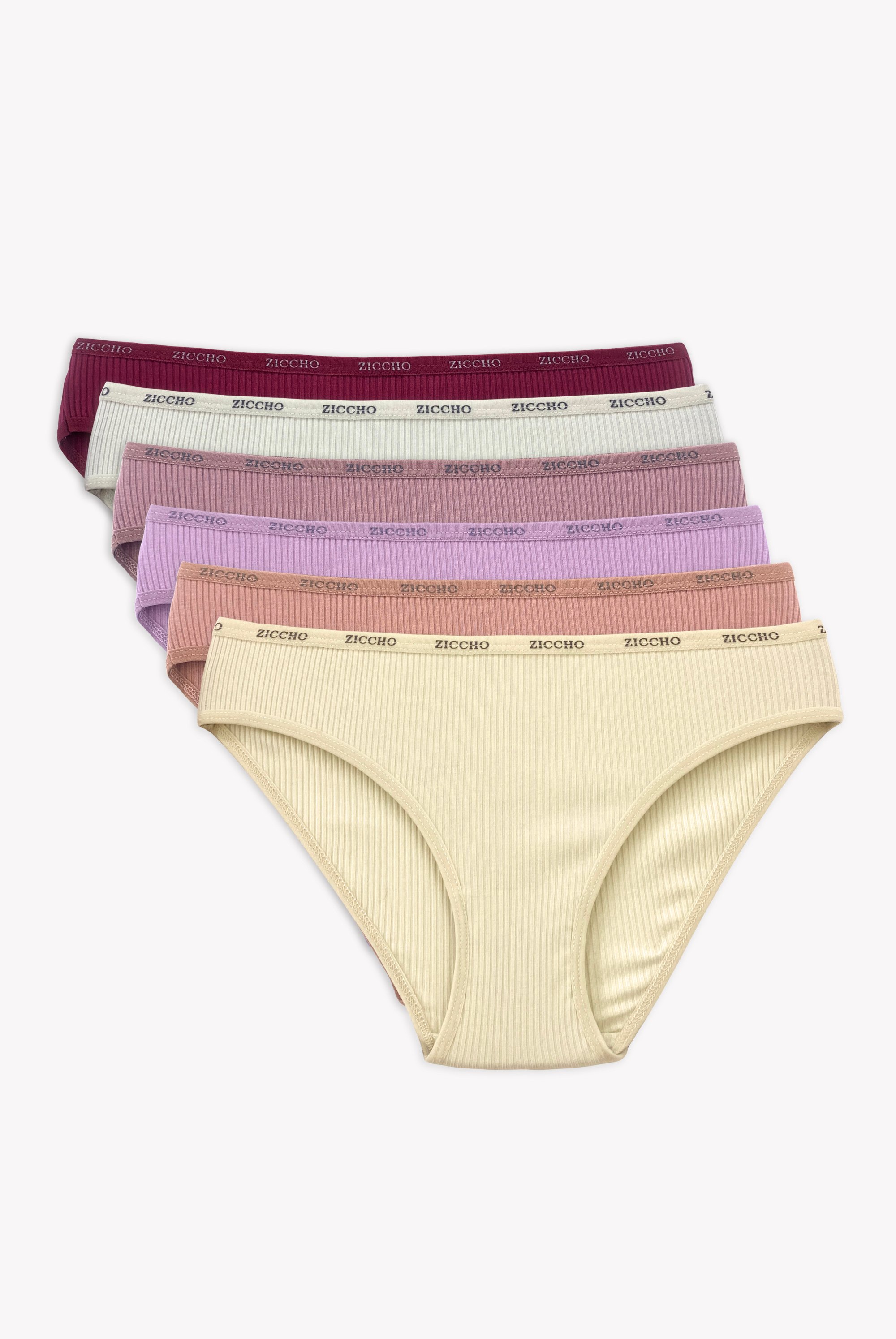 Ziccho Kutulu 6 Adet Fitilli Bikini Külot Set