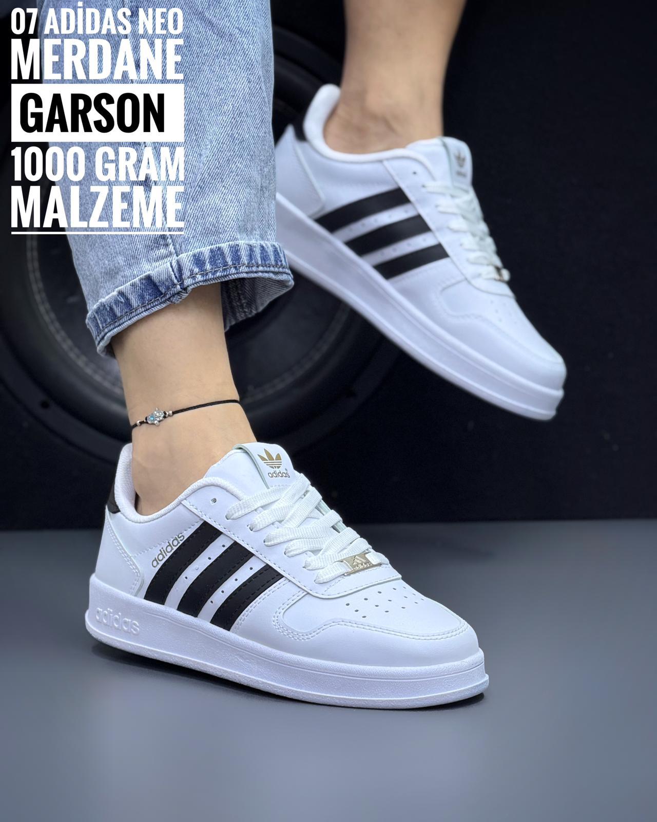 ADİDAS 36-40 40-44 - BEYAZ SİYAH