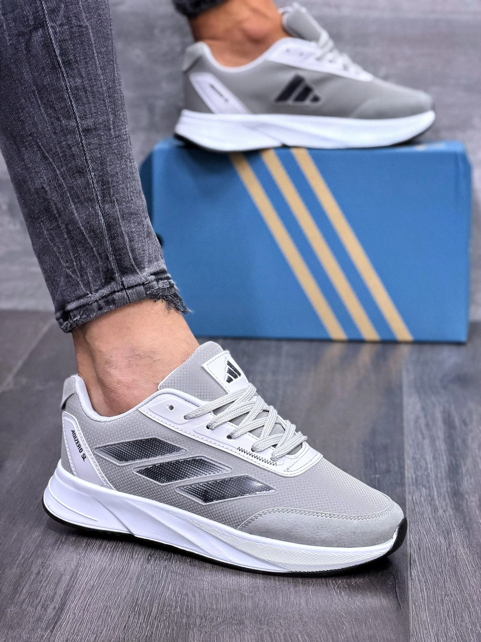 ADİDAS 017 KOD  - GRİ