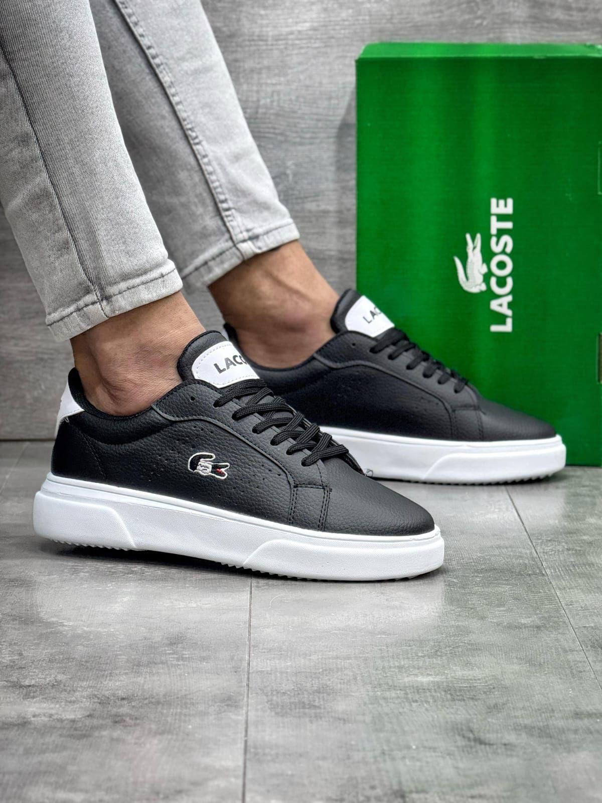 LACOST 02 MODEL  - SİYAH BEYAZ