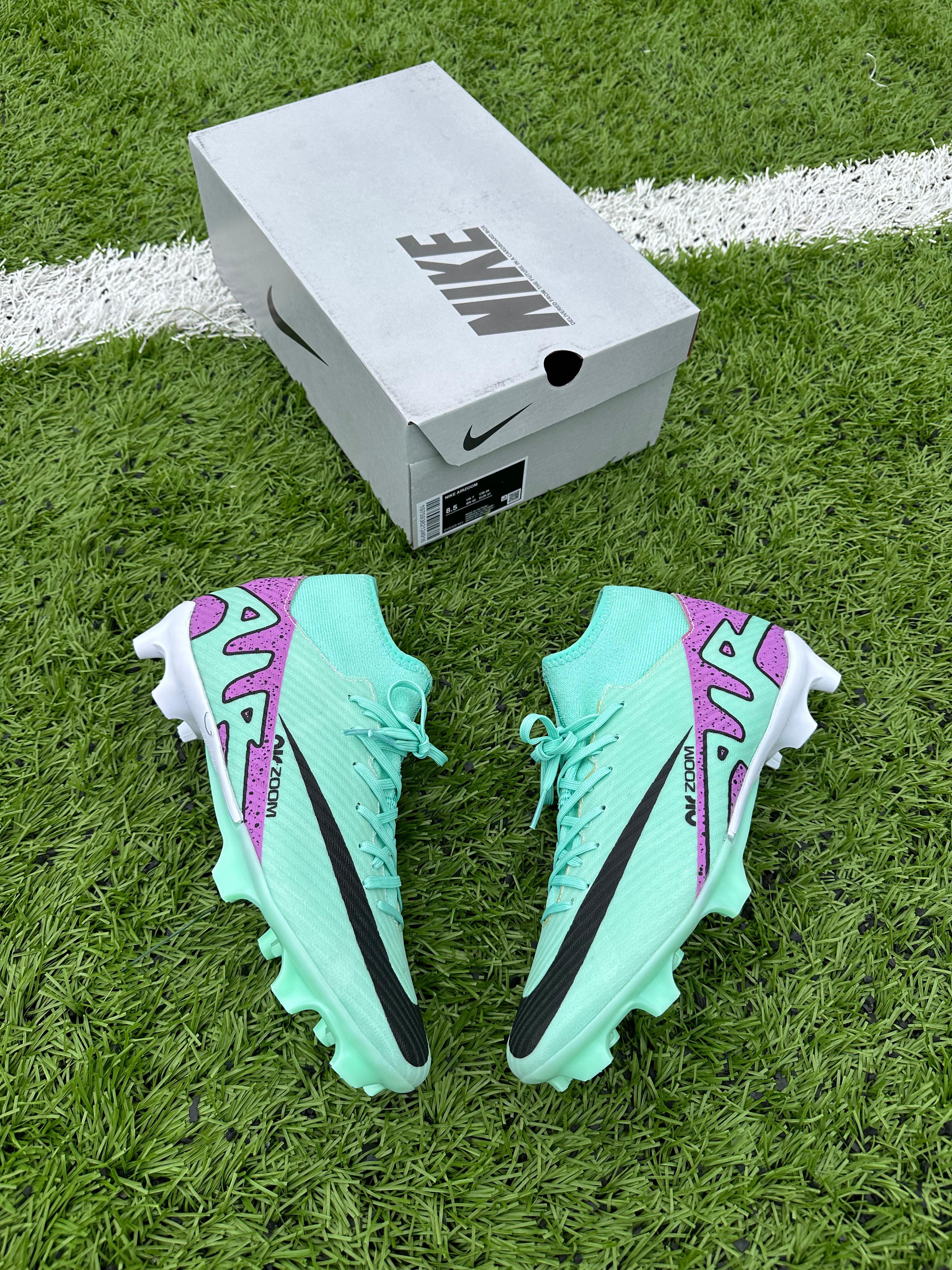 NİKE KRAMPON İTHAL ÜRÜN  - TURKUAZ