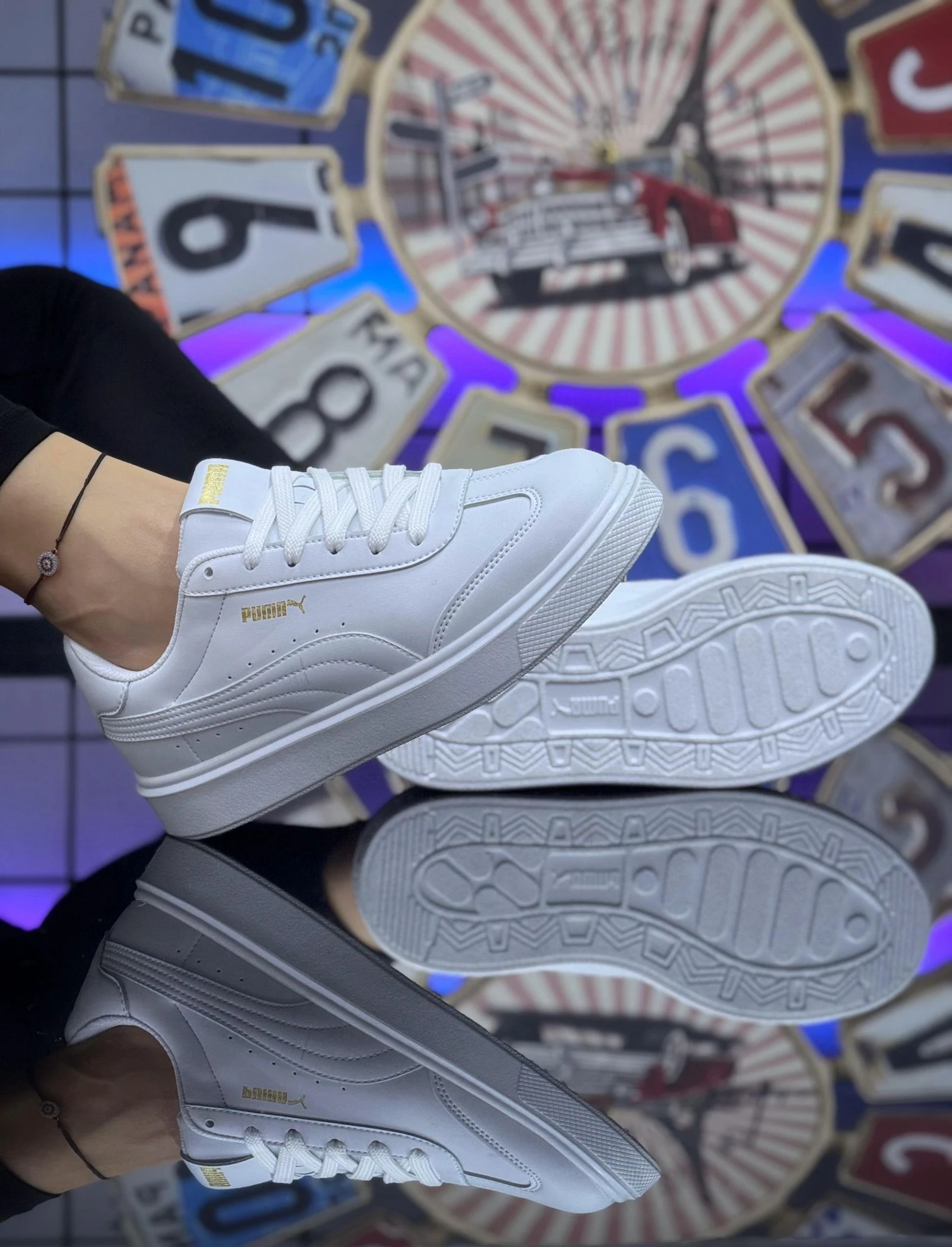 PUMA 01 MODEL  - BEYAZ BEYAZ