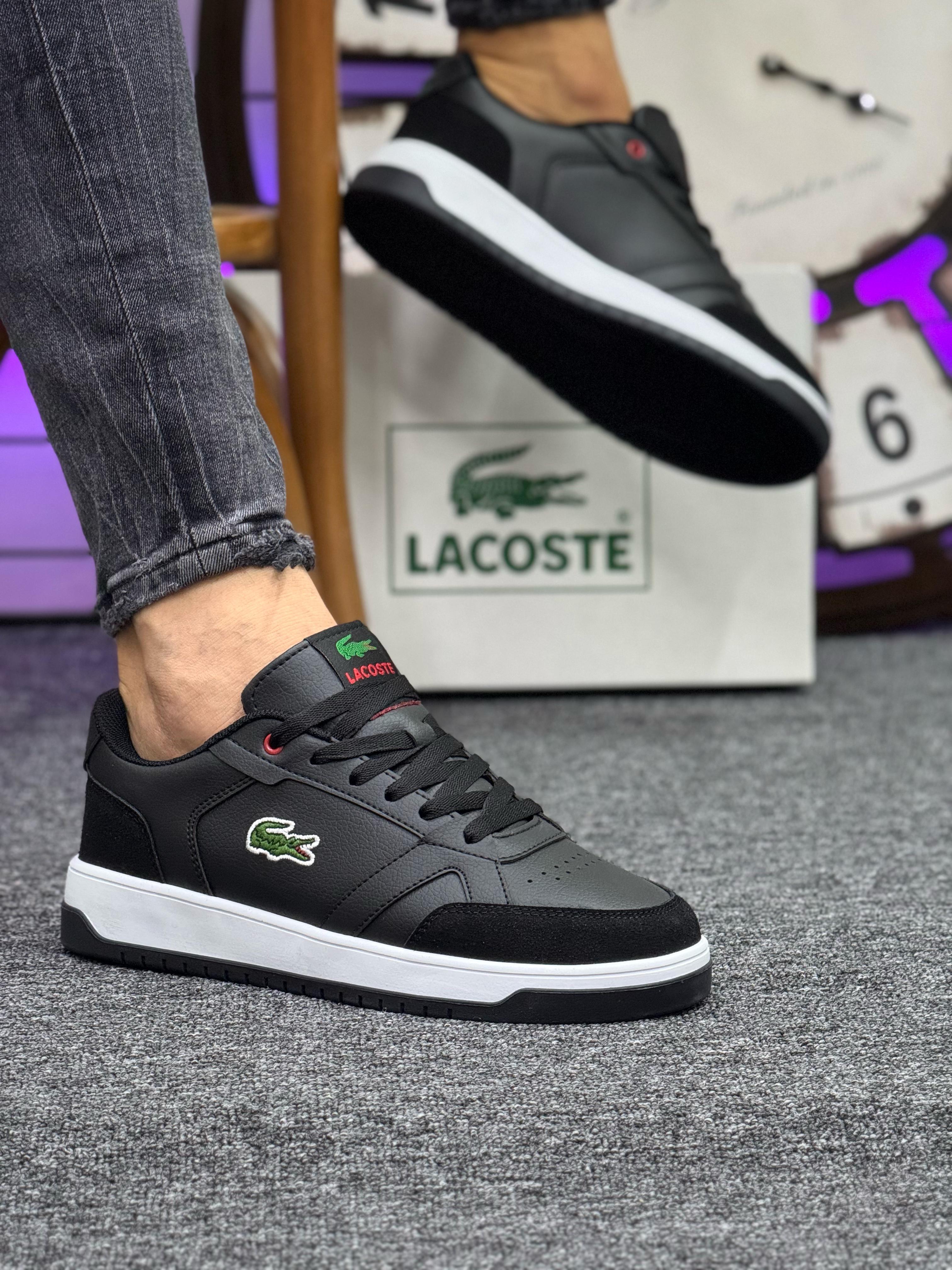 LACOST 01 MODEL  - SİYAH BEYAZ