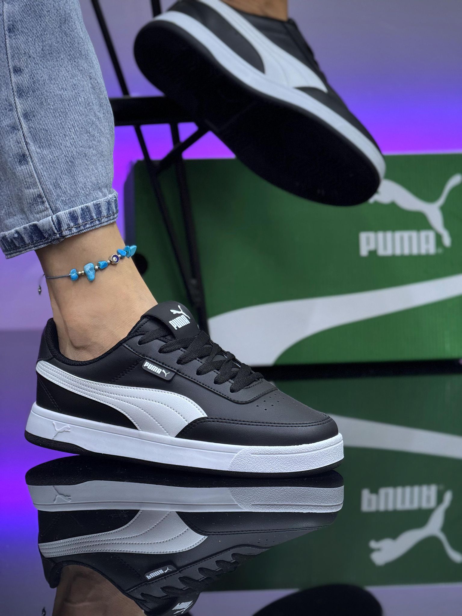 PUMA 05 KOD  - SİYAH BEYAZ