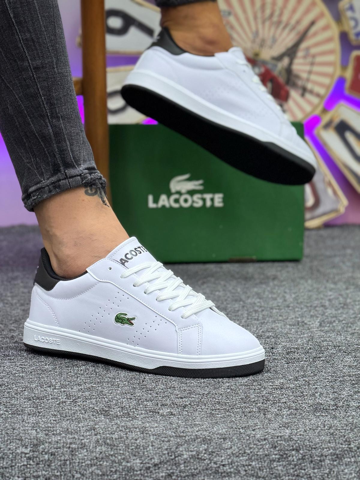 LACOST 05 KOD  - BEYAZ SİYAH