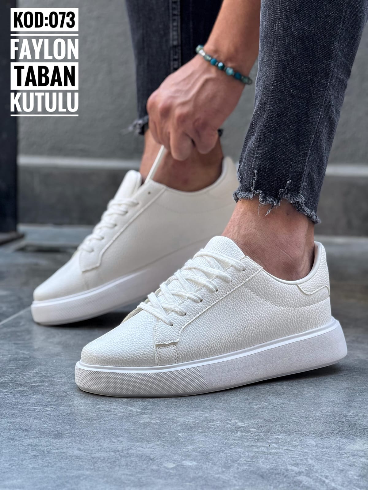 LUFİAN 01 KOD  - BEYAZ BEYAZ