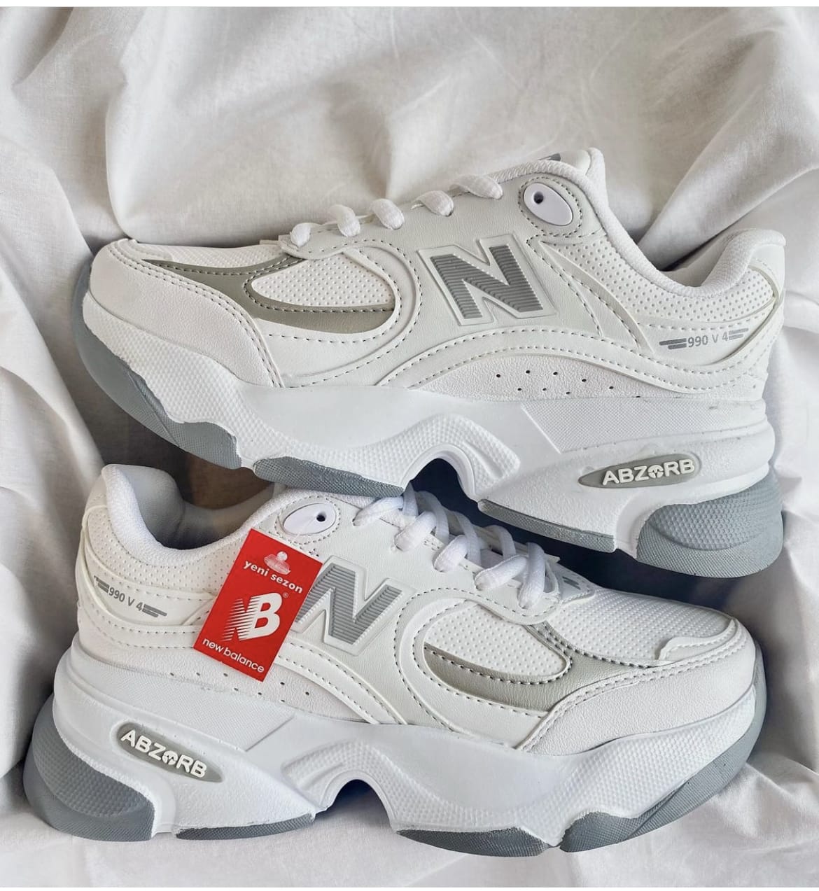 NEW BALANCE 01 MODEL  - BEYAZ GRİ