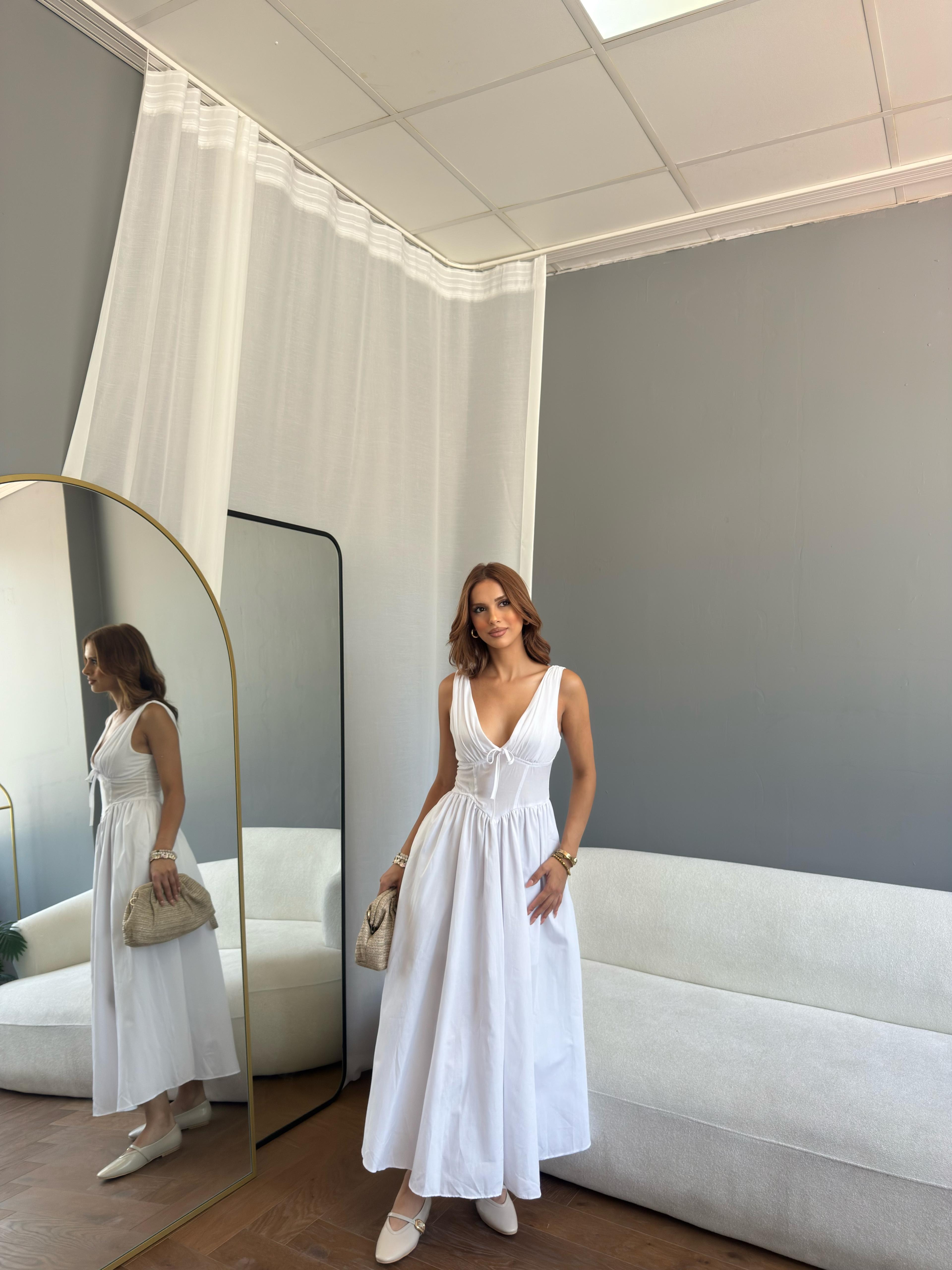 Korse Detaylı Elbise
