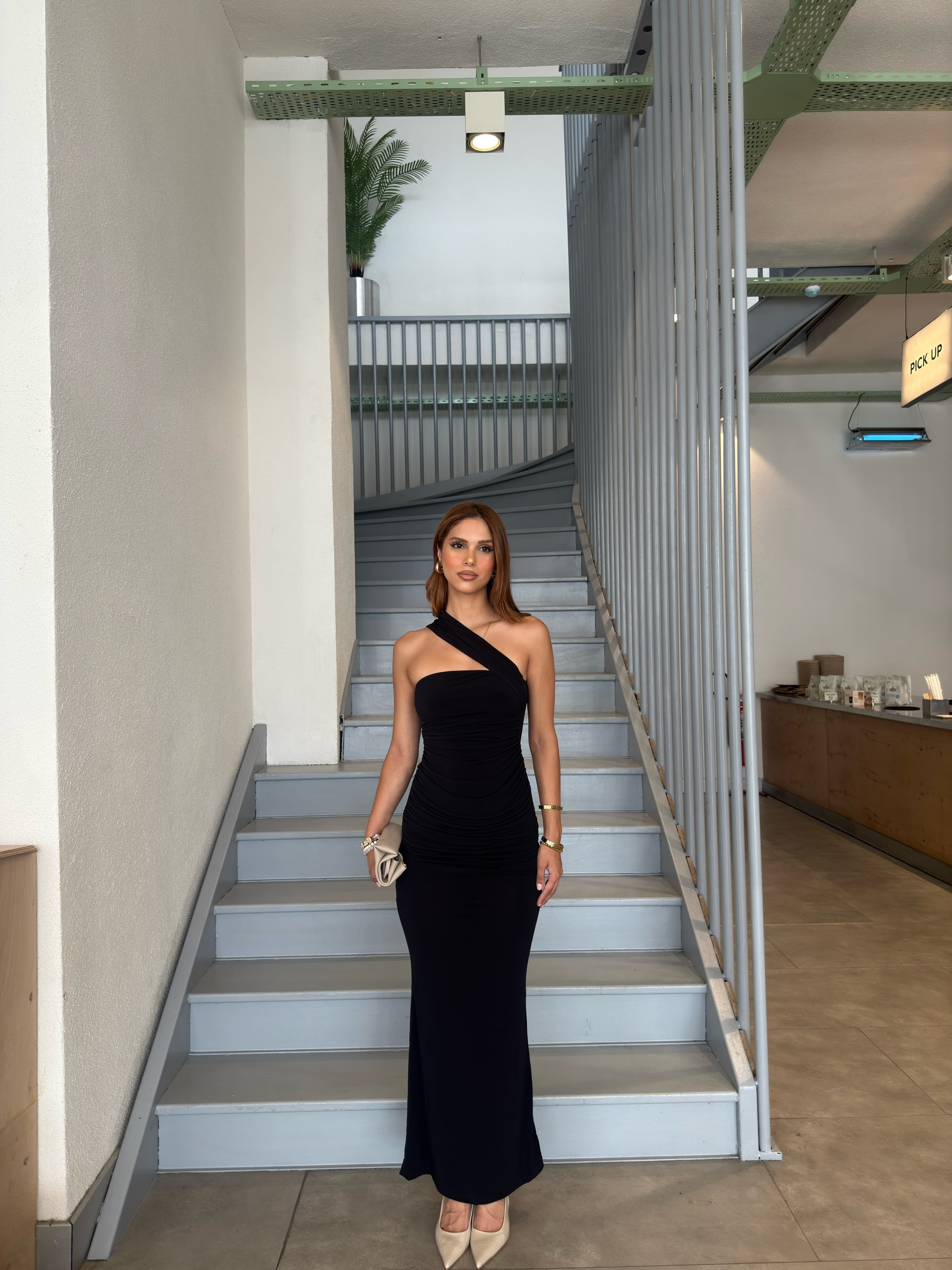 Sandy Şal Detaylı Elbise 