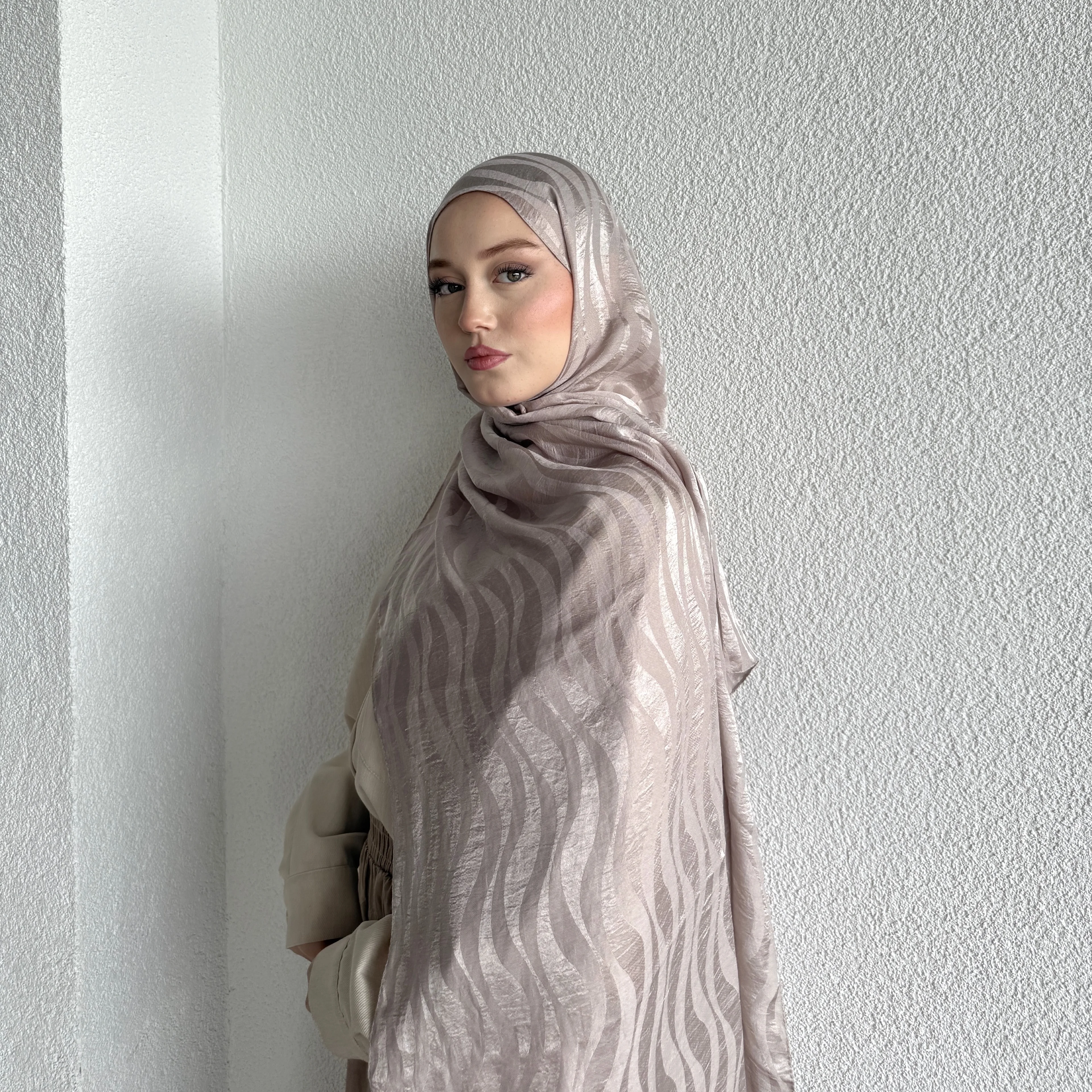 İPEKSİ JAKAR DALGA DESEN ŞAL