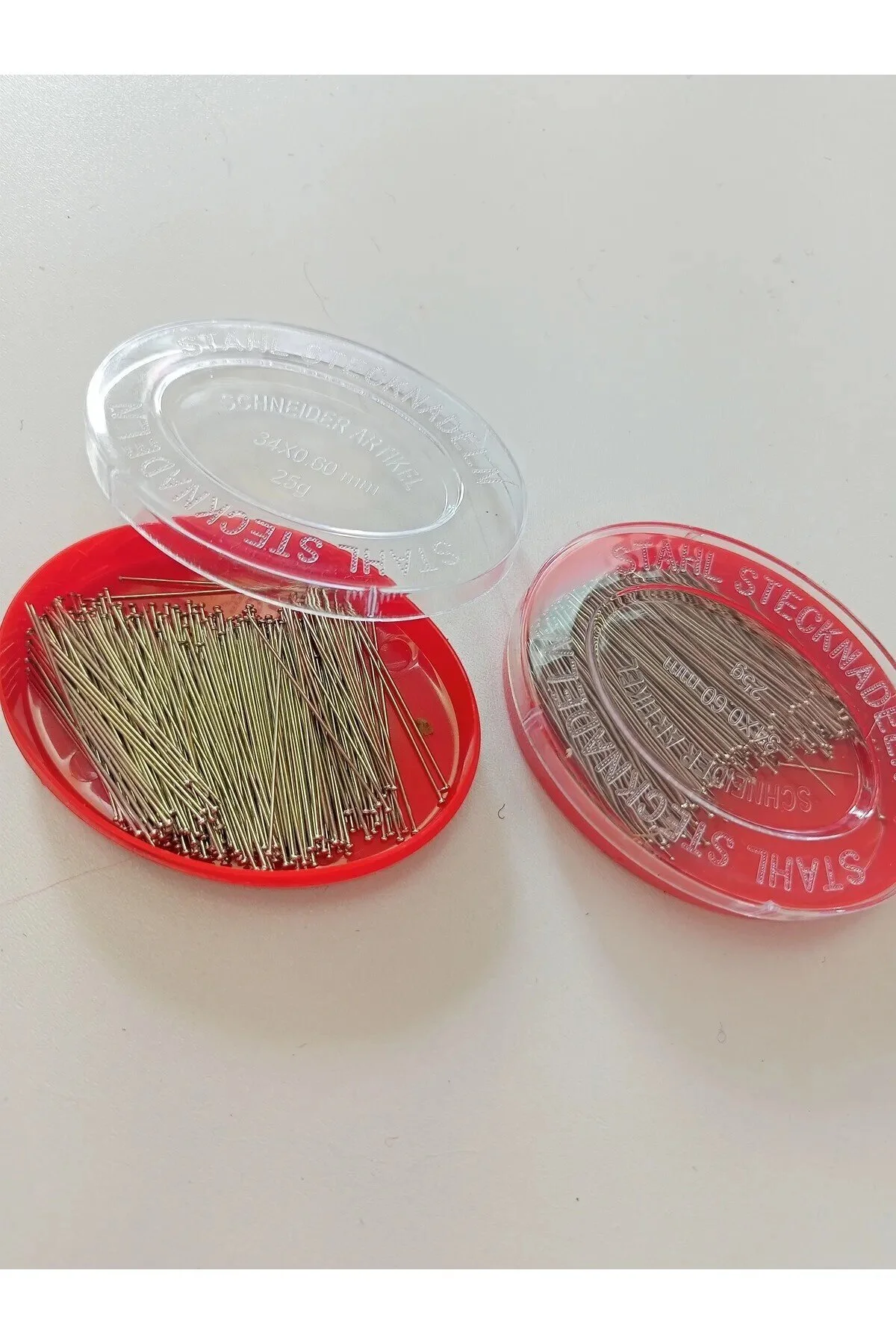 Çelik Başlı Toplu İğne 25 gram 