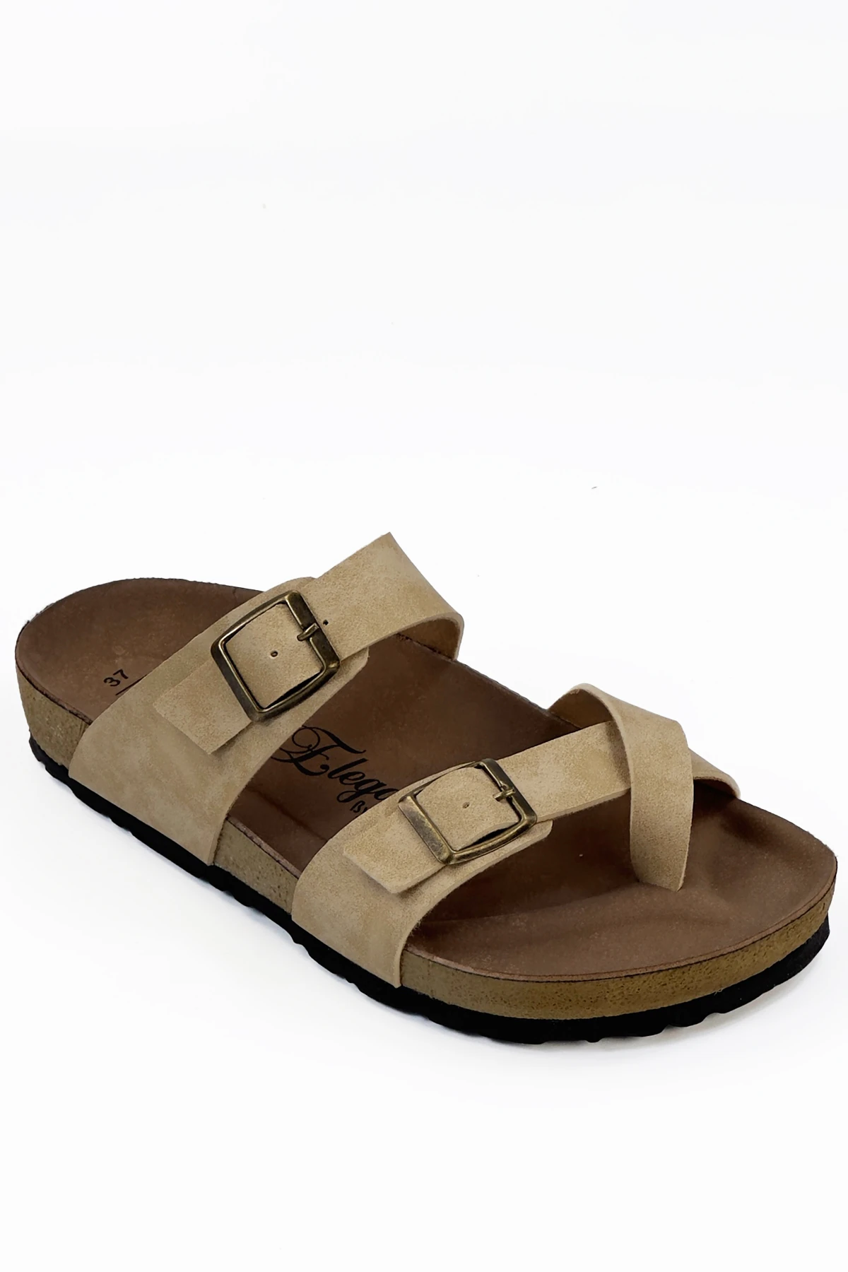 Kadın Mantar Parmak Arası Terlik Terlik EM9638 - Bej