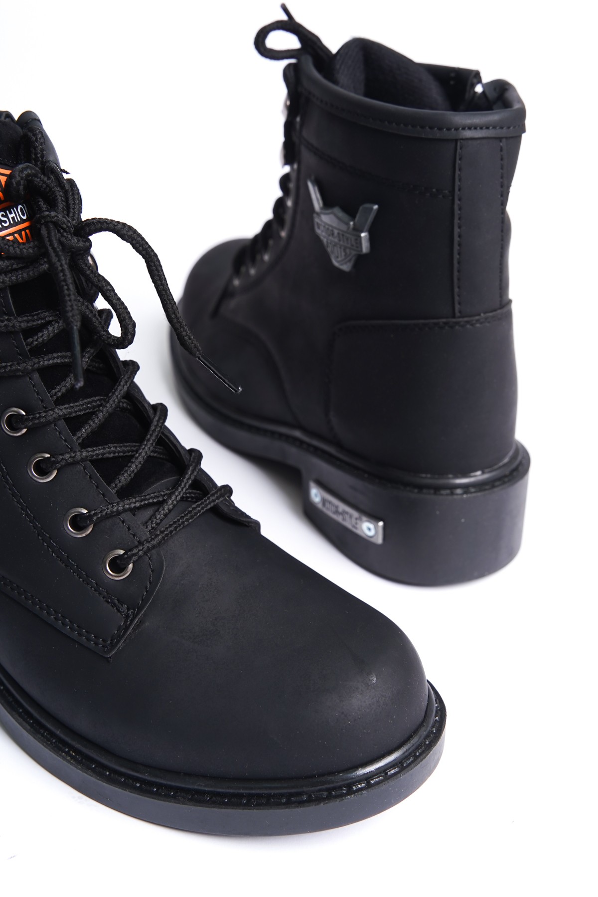 Unisex Kışlık Dayanıklı Kaymaz Taban Bağcıklı Bot Postal Outdoor SNV01