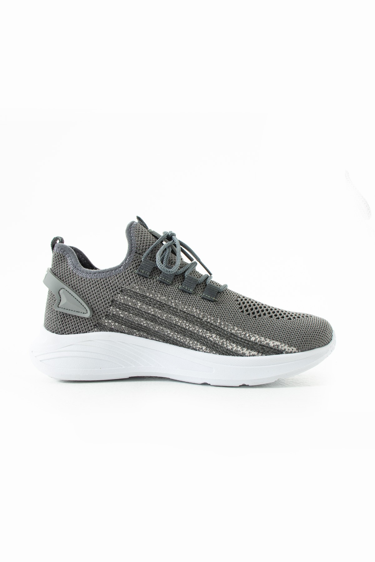 Unisex Yıkanabilir Rahat Hava Alabilen Kokusuz Triko Spor Ayakkabı Sneaker 015 - Füme Buz
