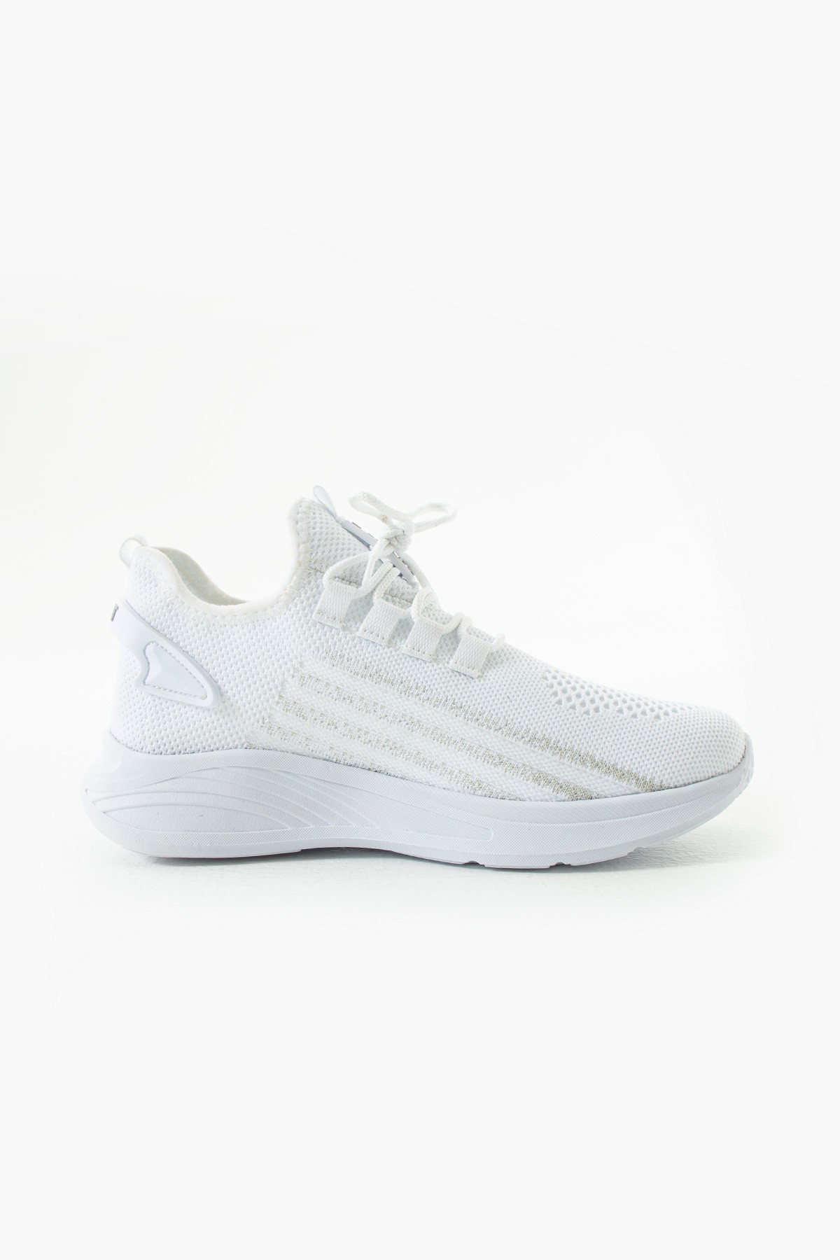 Unisex Yıkanabilir Rahat Hava Alabilen Kokusuz Triko Spor Ayakkabı Sneaker 015 - beyaz buz